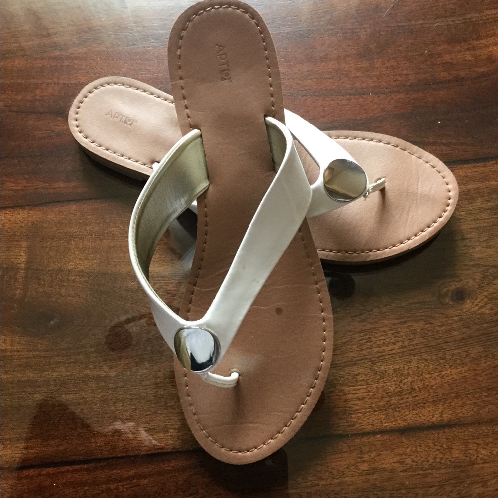 Apt 9 White Sandals